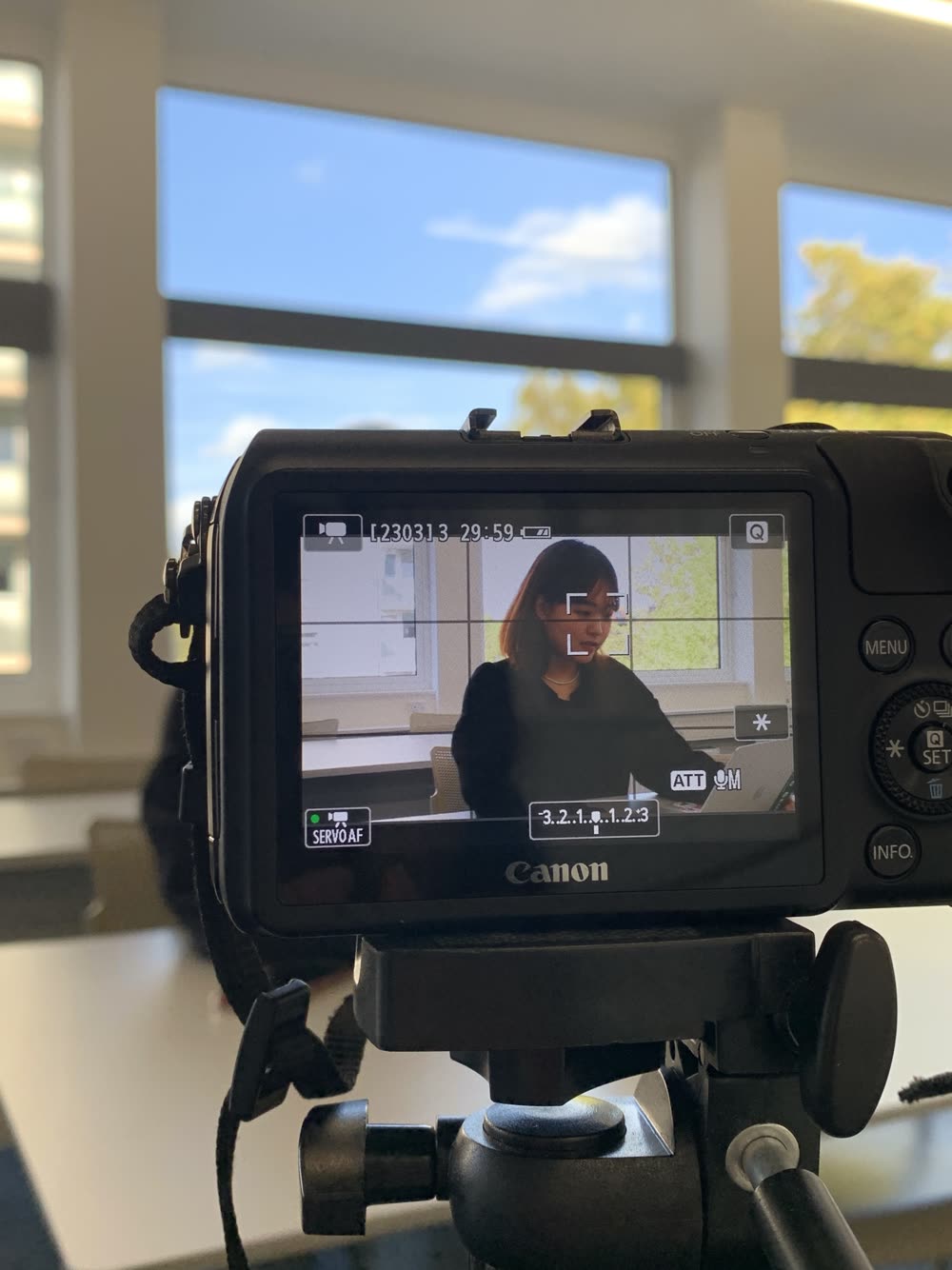 Social Content Campaign, London: filming an interview on location